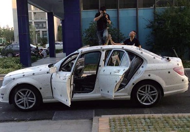 汽車、船模等大型物體掃描